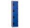 vestiaire monobloc 1 colonne 4 cases bleu