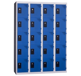 armoire casier métallique 5 cases gris PROVOST