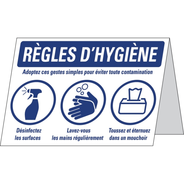 chevalet règles d'hygiène