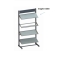Etagère tôlée installée sur un meuble modulaire Kombineo