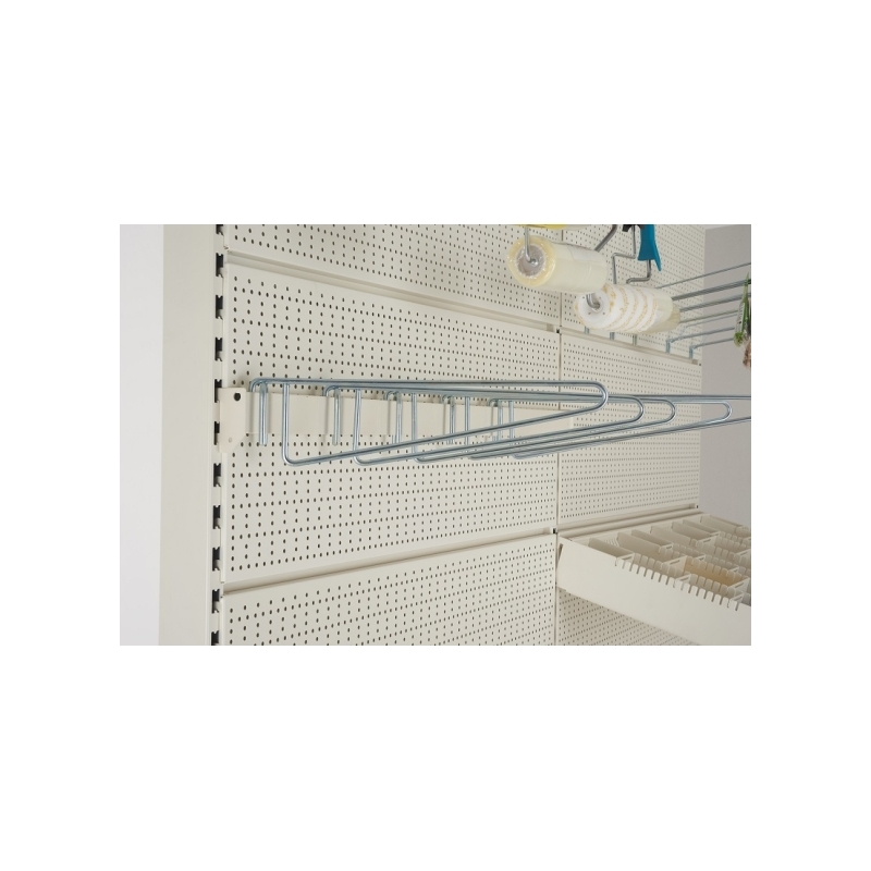 Barre de charge pour rayonnage de magasin