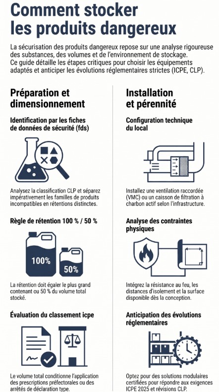 comment stocker des produits dangereux