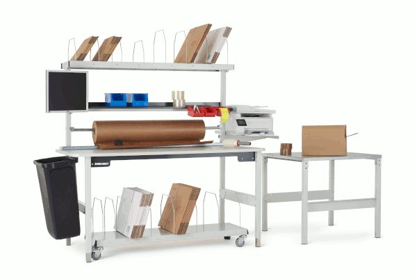 table emballage modulaire, de nombreux accessoires