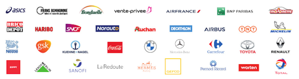 logos des entreprises qui nous ont fait confiances